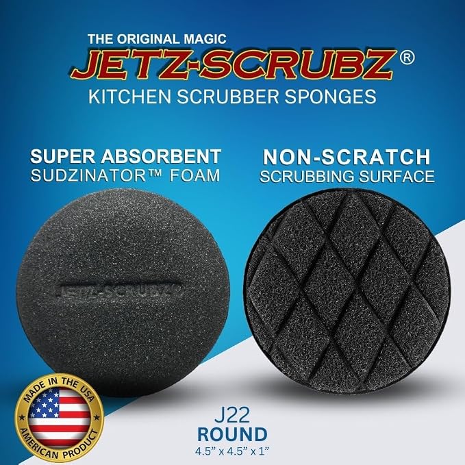 Jetz-Scrubz Scrubber Sponge, Made in the USA - Image 3