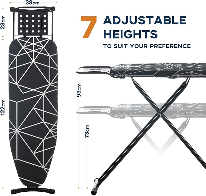 Ironing Board 43x13, Compact Iron Board Full Size - Image 2
