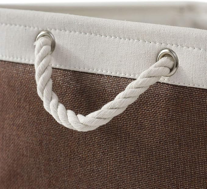Large Storage Baskets for Shelves, Fabric Baskets for Organizing, Collapsible - Image 3
