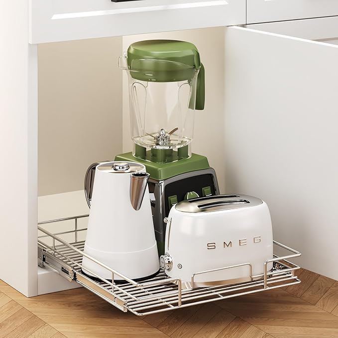 Pull Out Cabinet Organizer 19½" W x 21½" D, Heavy Duty Cabinet Pull Out Shelves - Image 5