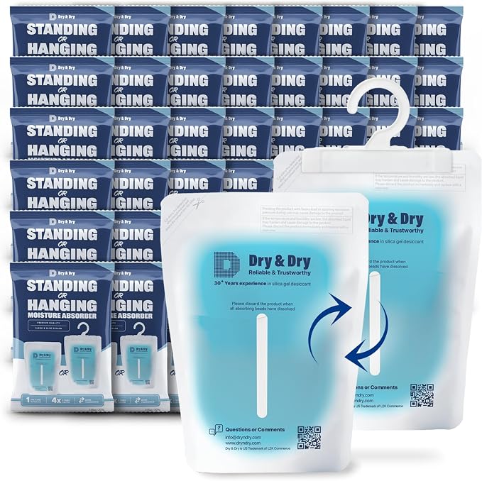 Dry & Dry 50 Packs Hybrid Moisture Absorbers & Musty Odor Eliminator - Image 8