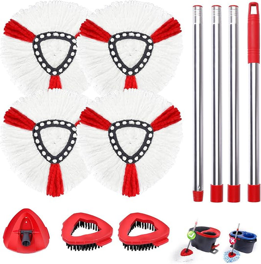 Mop Heads Replacements Complete Combo by BocaStory