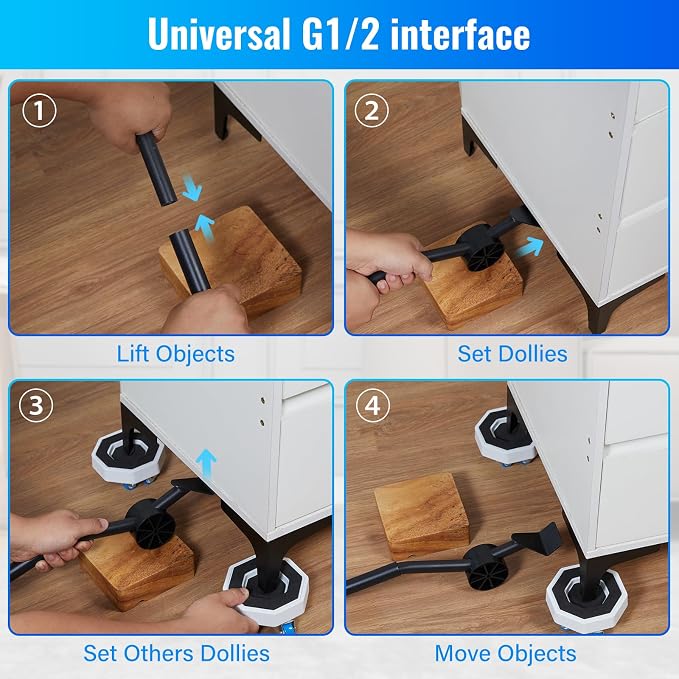 New Upgrade Furniture Sliders, Furniture Lift Heavy Duty Furniture Moving System - Image 7