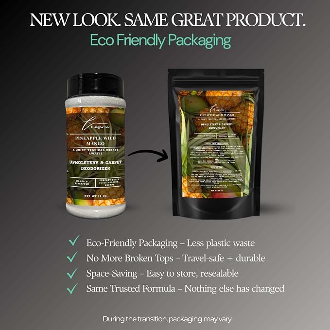 Pineapple Wild Mango Carpet Freshener Powder 16 oz | Powerful Odor Eliminator - Image 2