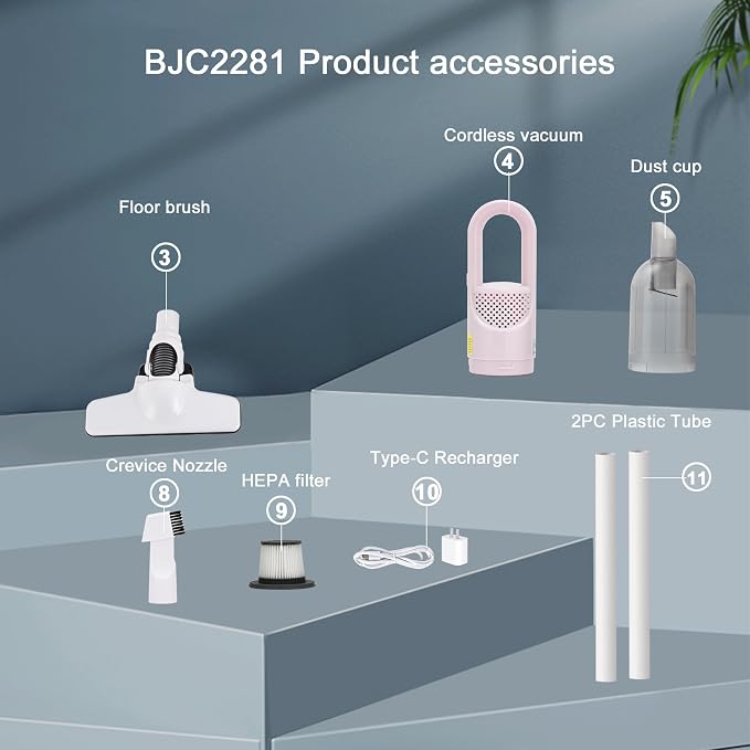 6-in-1 Lightweight Stick Vacuum Cleaner - Image 8