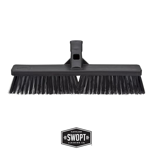 SWOPT 18” Standard Multi-Surface Push Broom Head — Indoor and Outdoor Push - Image 2
