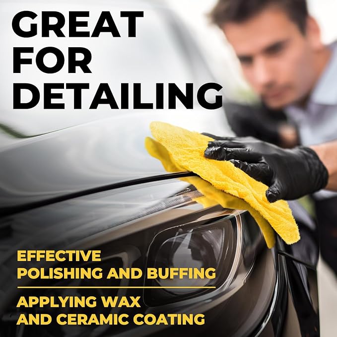 Edgeless Microfiber Towels for Cars – 6pk - Image 5