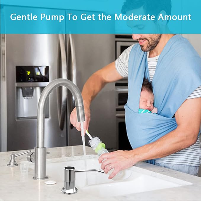 Soap Dispenser for Kitchen Sink, Kichen Sink Soap Dispenser, Under Sink Soap - Image 5