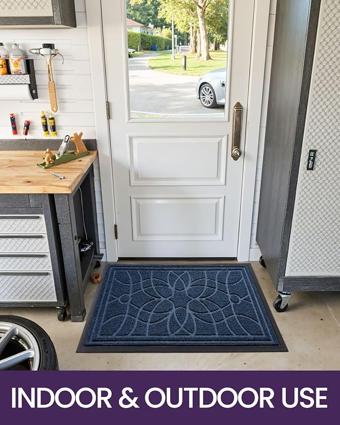 DEXI Front Door Mat Outside Entrance, Heavy Duty Non Slip Low Profile Doormat - Image 9