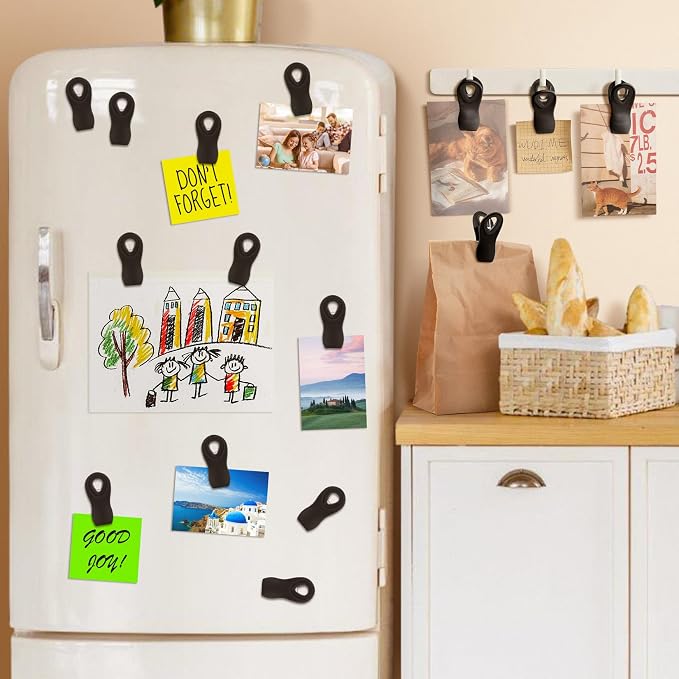 Magnetic Chip Clips, 10 Pack Plastic Bag Clips - Image 3