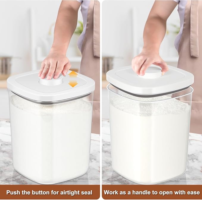 Airtight Rice Container 25 Lbs, Dry Food Holder - Image 4