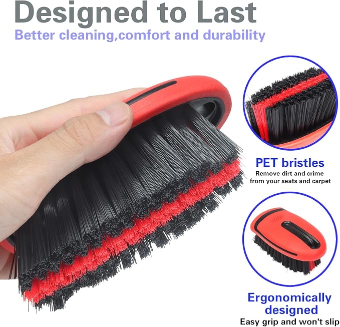 Carpet and Interior Cleaning Brushes, car Cleaning Brushes, Carpet Washing - Image 5