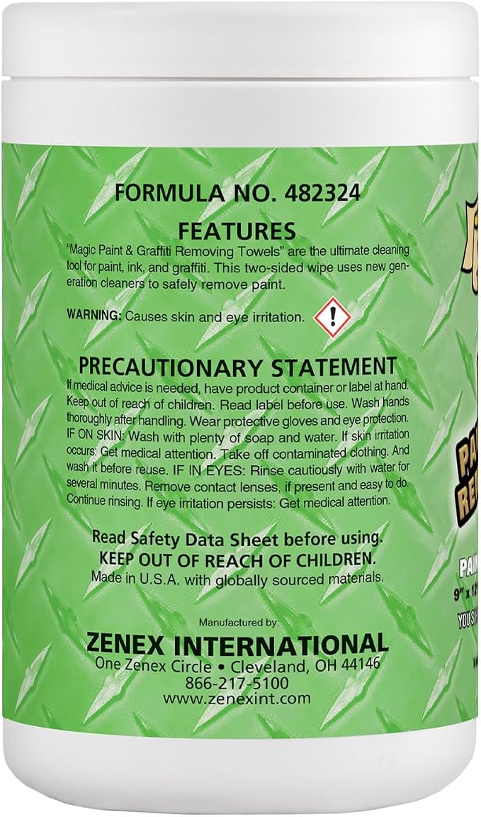 Magic Heavy Duty Paint & Graffiti Removing Wipes - Image 2