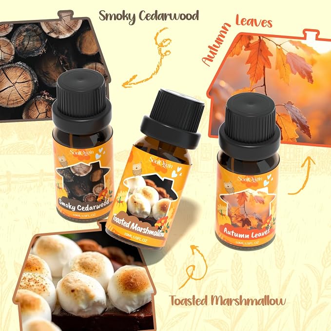 Fall Cozy Cabin Fragrance Oils Set, Essential Oil - Image 2