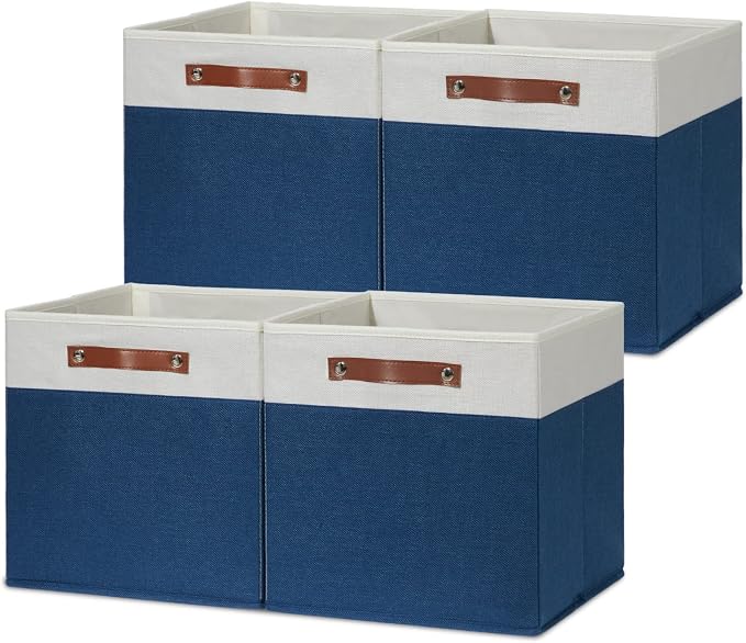 HNZIGE Fabric Storage Cubes Bins by HNZIGE