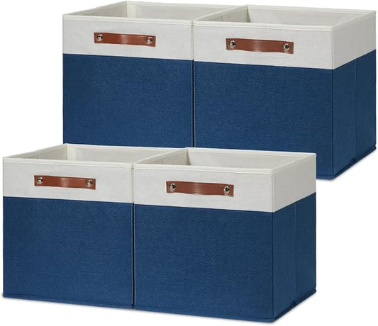HNZIGE Fabric Storage Cubes Bins by HNZIGE