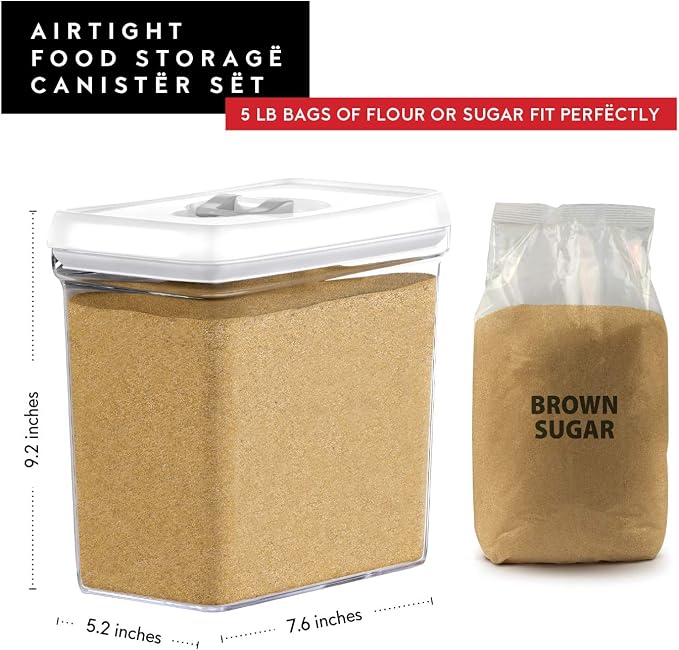 DWËLLZA KITCHEN Large Airtight Food Storage Containers