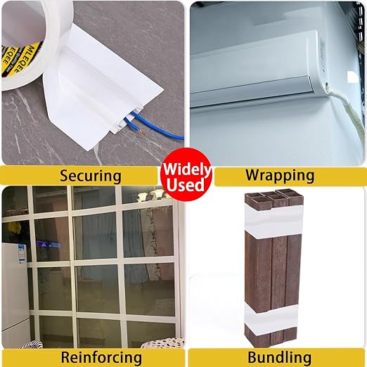 3Pack Duct Tape Heavy Duty Single Sided, Strong Adhesive High Strength - Image 4
