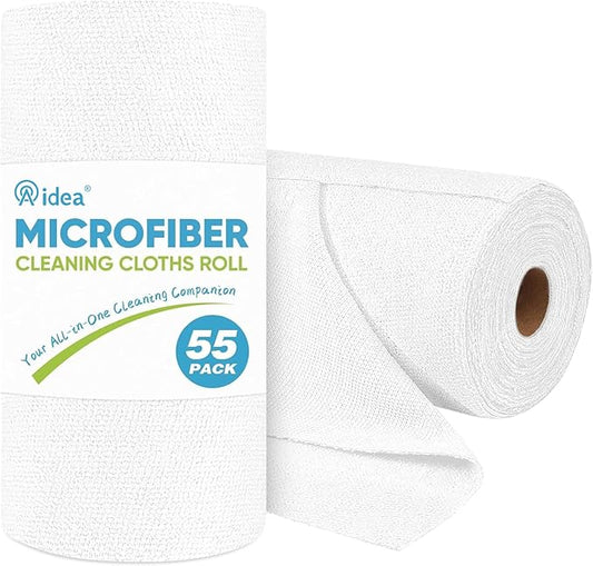 AIDEA Microfiber Cleaning Cloth Roll, Microfiber Towels by AIDEAHOME
