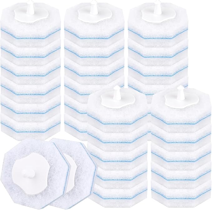 80 Pcs Toilet Wand Refills, Disposable Toilet Brush, Disposable Toilet Bowl by Unknown