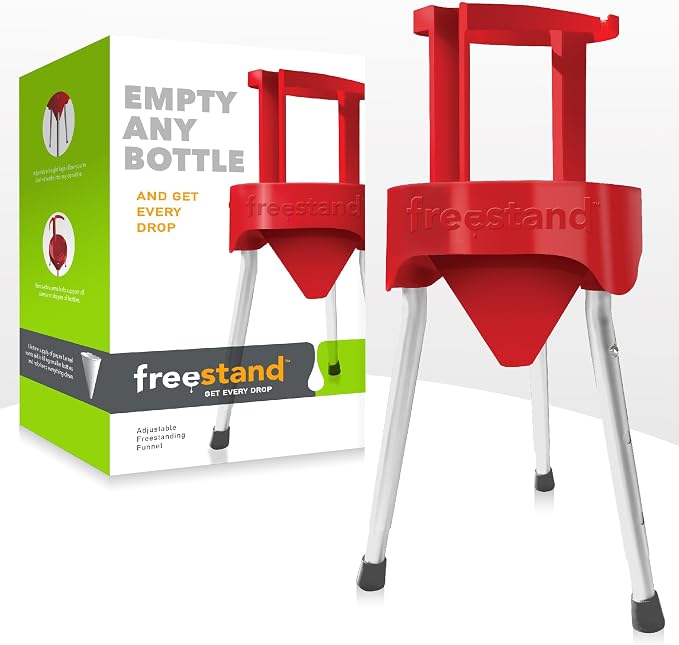 Freestand™ Bottle Emptying Kit – No More Wasted Product – Get Every Last Drop by Unknown