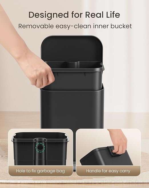 Cesun Small Bathroom Trash Can - Image 6