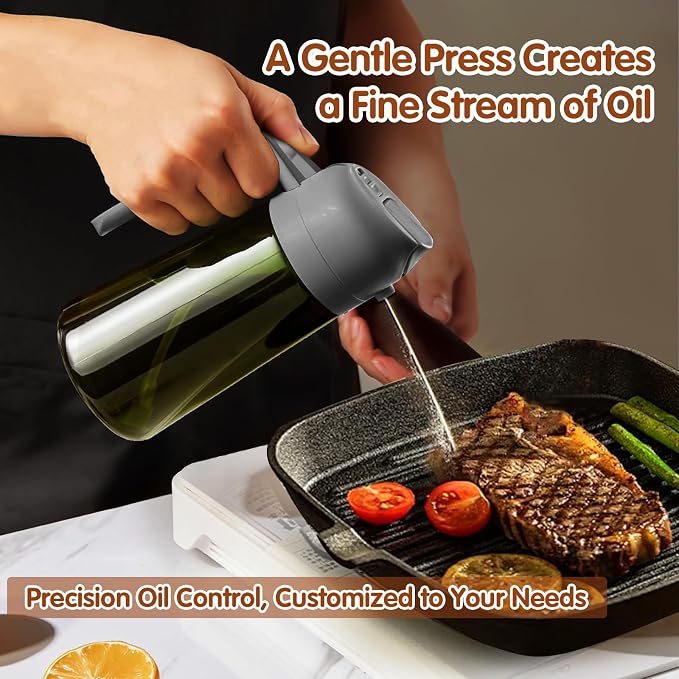 YARRAMATE 16oz/470ml Dark Green Oil Sprayer - Image 6