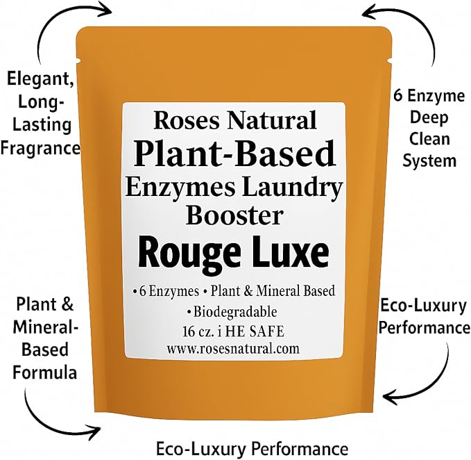 Natural Enzyme Laundry Booster – Rouge Luxe | 6 Enzymes | Deep Clean System | - Image 3