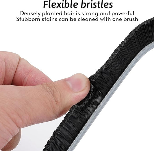 Crevice Cleaning Brush, Hard Bristle Grout Brush Gap Cleaner Tool - Image 2
