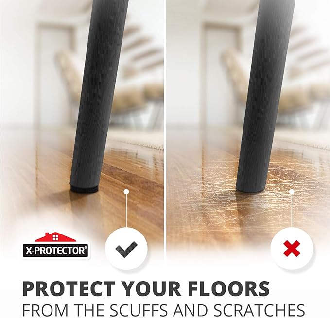 X-Protector Black Felt Furniture Pads - Image 4