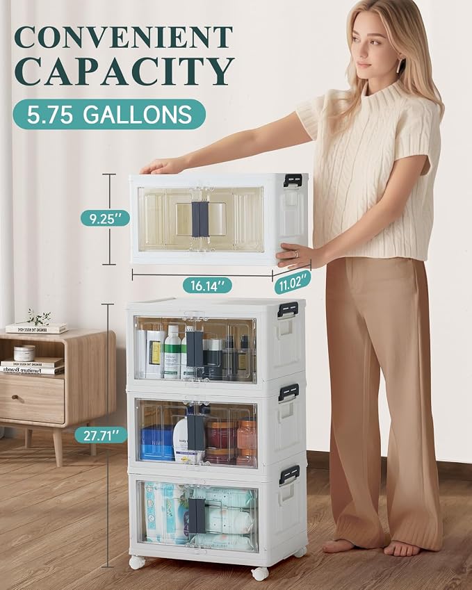 OlarHike 23QT Stackable Storage Bins - Image 4