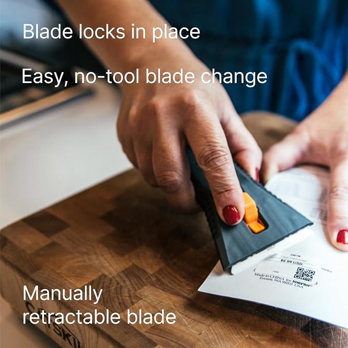 Slice 10591 Manual Utility Scraper, Locking Ceramic Blade, Rust Free, Finger - Image 6