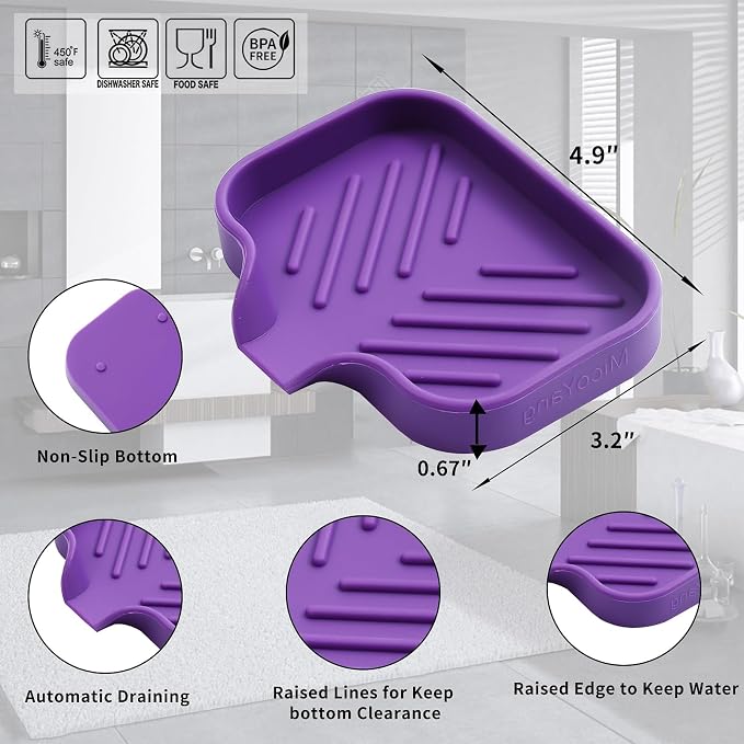 Silicone Bathroom Soap Dishes - Image 2