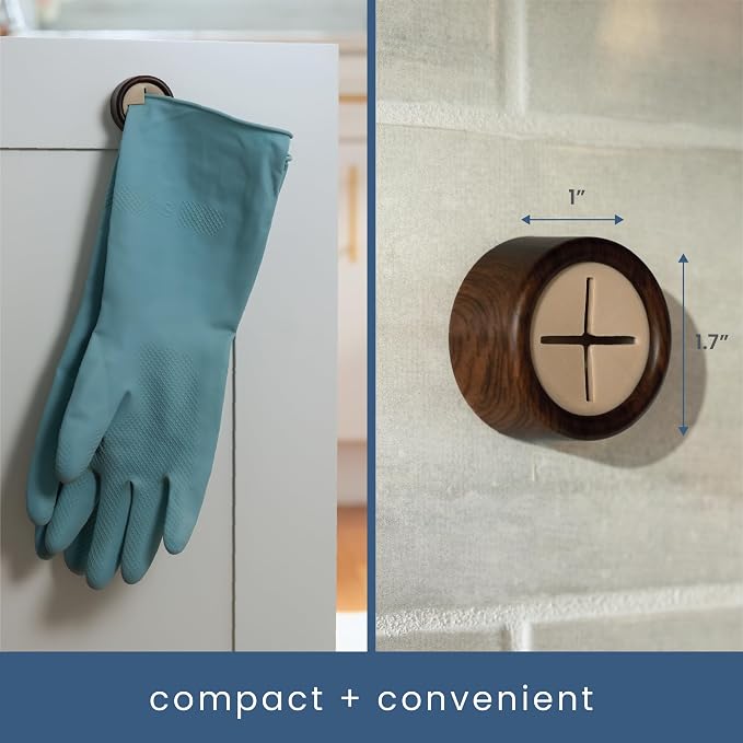 S&T INC. Round Adhesive Push Towel Hooks - Image 5
