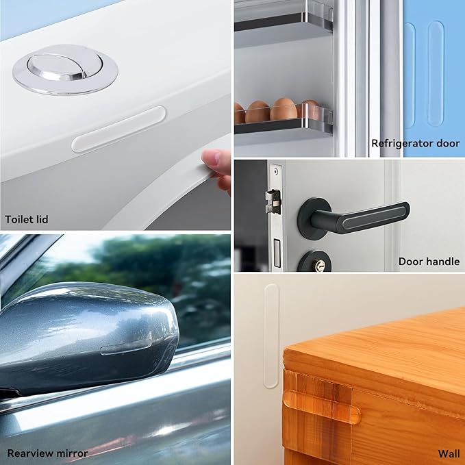 4pcs, Wall Bumpers, Furniture Bumpers, Door Stoppers, Silencing pad, Anti - Image 3