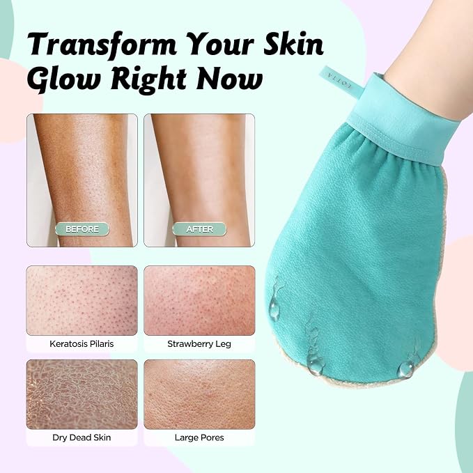 LOTTA Dual-Sided Exfoliating Gloves - Image 5