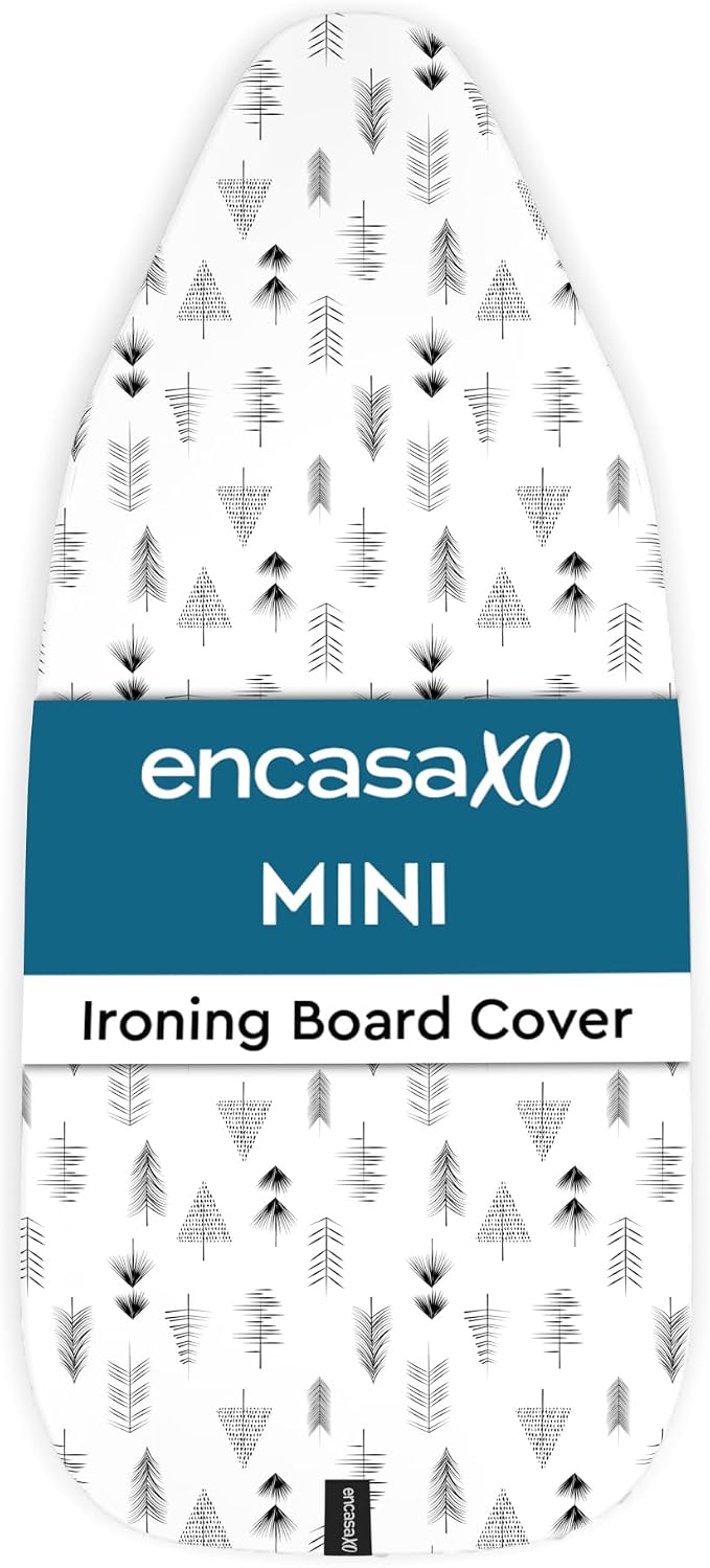 Encasa XO Ironing Board Cover and Pad 28"x12" by EncasaXO