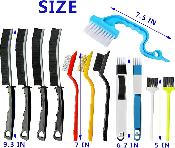 12Pcs Crevice Cleaning Brush, Small Gap Cleaning Brushes - Image 6