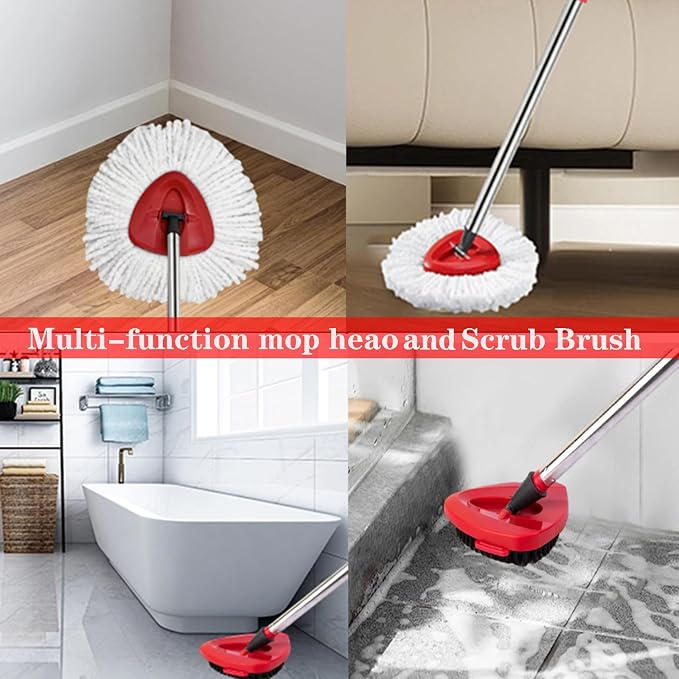 Spin Mop Replacement Head Mop Replace Head Compatible - Image 5
