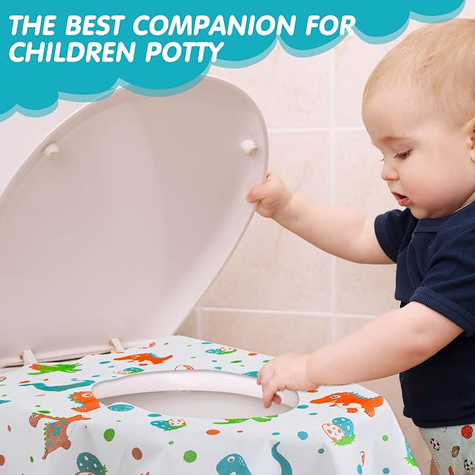 50 Packs Disposable Toilet Seat Covers Extra Large Individually Wrapped - Image 4