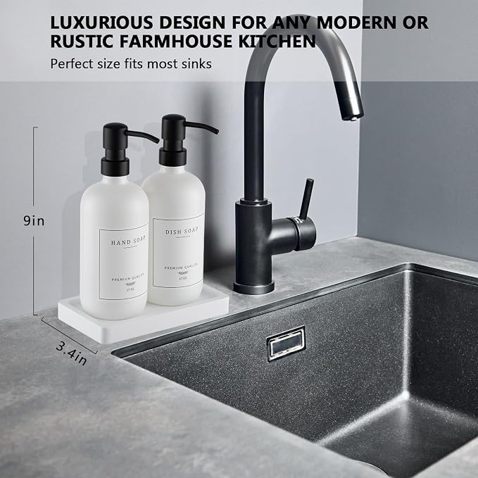 Thick Glass Soap Dispenser - Image 2
