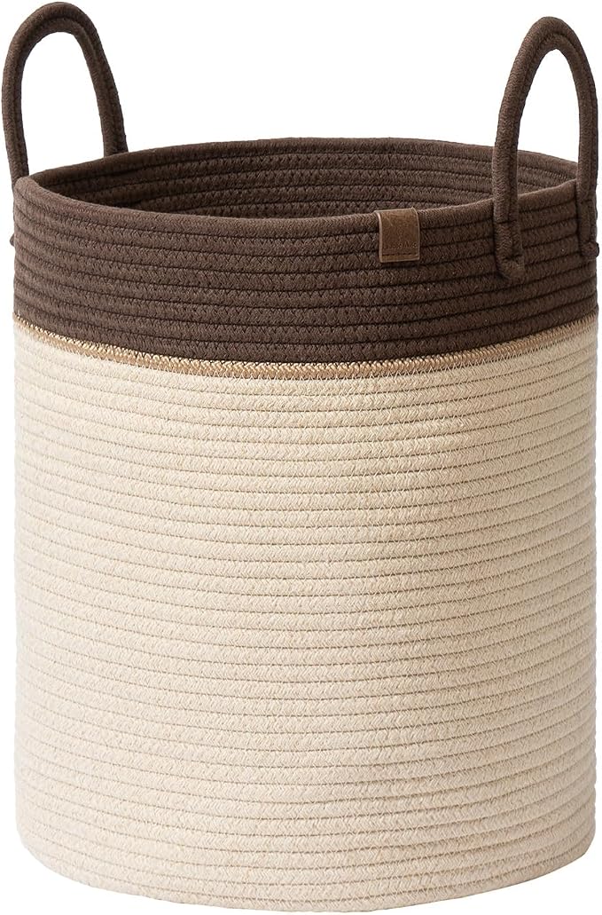 LA JOLIE MUSE Woven Basket Rope Storage Baskets by LaJol%C3%ADeMuse