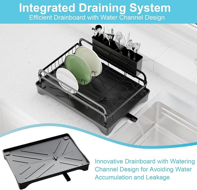 Dish Drying Rack for Kitchen Counter - Image 4