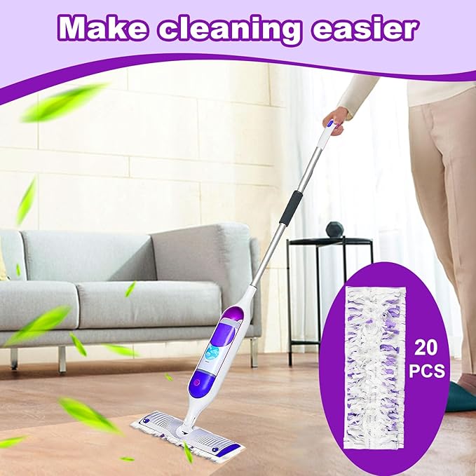 20 Count Disposable mop Pads Refills Compatible - Image 7