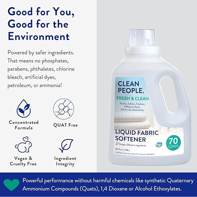 The Clean People Liquid Fabric Softener - Image 3