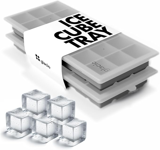 glacio Ice Cube Tray – Small Silicone Molds by glacio