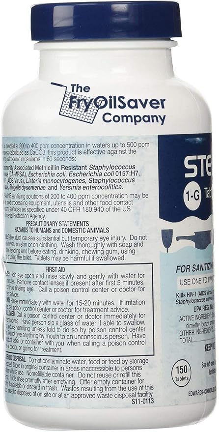 2 Bottles Steramine Sanitizer Tablets - Image 5