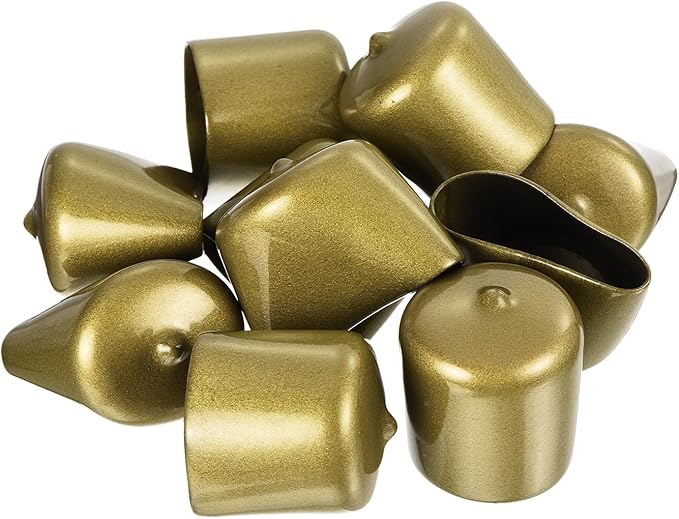 uxcell 20pcs Rubber End Caps 1 1/2" ID Vinyl Round Tube Bolt Cap Cover Thread - Image 4