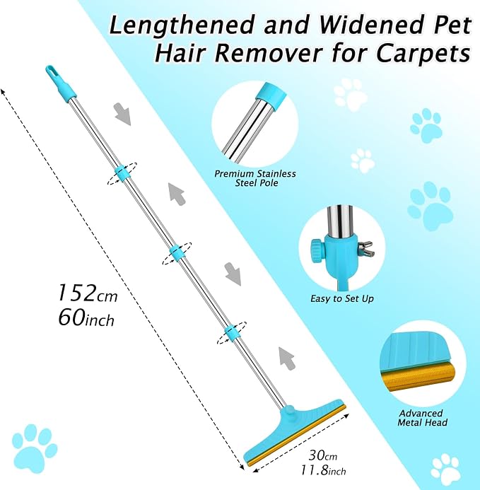 Carpet Rake for Pet Hair Removal - Image 7