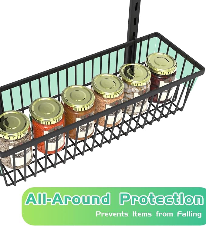 Over The Door Pantry Organizer, Pantry Organization and Storage, 6-Tier Deep - Image 7